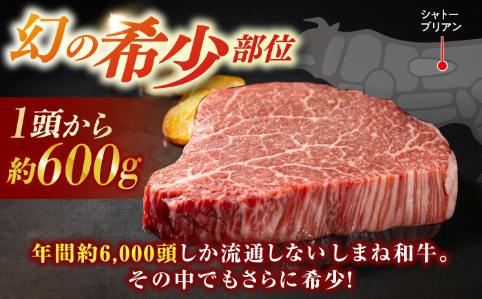 【毎月20個限定】肉質日本一！しまね和牛 希少シャトーブリアン(A4ランク以上)200g×2枚 島根県松江市/Do corporation株式会社（しまね和牛） [ALFU002] 牛肉