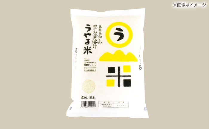 島根県産「うやま米 コシヒカリ（雲南市吉田町）」無洗米　5kg(5kg×1) 島根県松江市/有限会社藤本米穀店 [ALCG045]