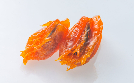 【先行予約】【数量限定60個】【秀品】プレミアム干柿SHUKU！西条柿 8玉 島根県松江市/マルカミ農縁株式会社 [ALCM007] 柿