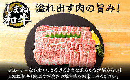 全国初の2冠達成！【しまね和牛】カルビ 1kg 島根県松江市/フジキコーポレーション株式会社 [ALDS007] 牛肉
