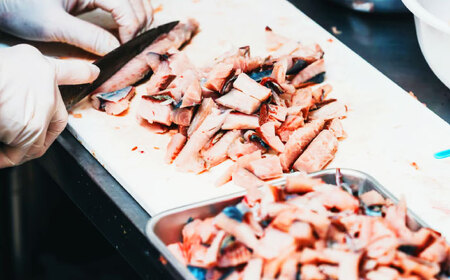 さばの塩辛  80g×5本セット 島根県松江市/株式会社Mitsu FisherMan's Factory [ALFN005] 缶詰 瓶詰