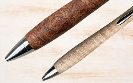 【数量限定20本】木軸ボールペン(花梨） 島根県松江市/山猫家 [ALGC001] 文房具