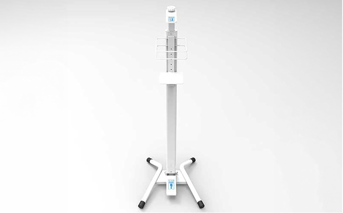 足踏み消毒ポンプスタンド 島根県松江市/島根ナカバヤシ株式会社 [ALGJ001] 雑貨 日用品