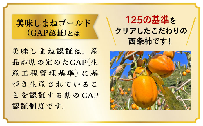 【数量限定10個】【先行予約/12月上旬より順次発送】松江市産 西条柿 干し柿 【柿化粧】　10個入り（約50g×10個）大粒　個包装　島根県松江市/mishiro farm [ALIJ006]