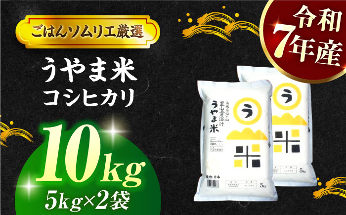 【令和7年産】島根県産「うやま米 コシヒカリ（雲南市吉田町）」無洗米　10kg(5kg×2) 島根県松江市/有限会社藤本米穀店 [ALCG046]