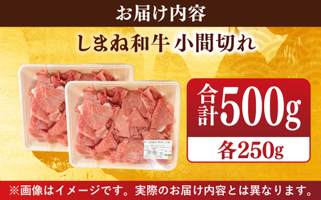 【ブランド牛・しまね和牛】小間切れ 250g×2パック カレー・シチュー用 島根県松江市/Do corporation株式会社（しまね和牛） [ALFU014] 牛肉