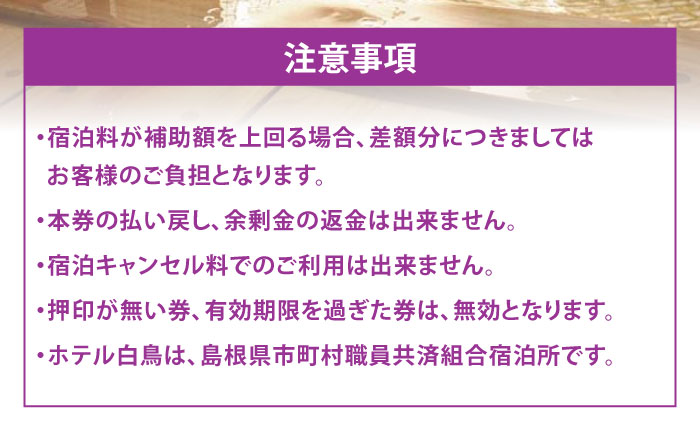 【旅館・ホテル共通宿泊券】松江しんじ湖温泉 宿泊補助券 寄附額30万円 90,000円分 島根県松江市/松江しんじ湖温泉旅館協議会 [ALFW006]