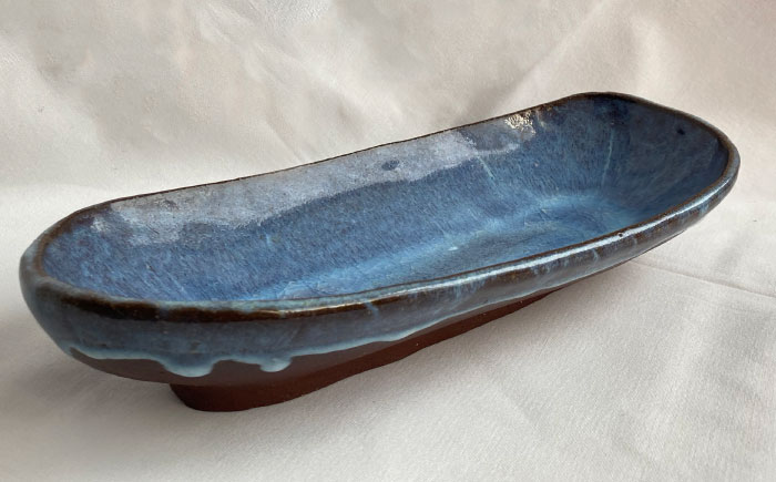 【数量限定12皿】来待粘土 楕円鉢 島根県松江市/火の川焼松江陶苑 [ALGH003] 陶磁器