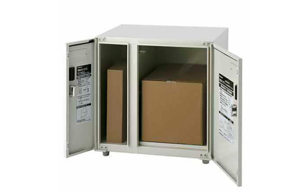 宅配ボックス2枚扉タイプ 島根県松江市/島根ナカバヤシ株式会社 [ALGJ006] 雑貨 日用品