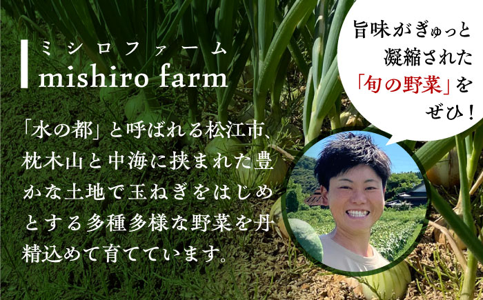 【数量限定50個】【先行予約/2026年6月上旬以降順次発送】美味しまねゴールド認証取得! 松江市産 春おとずれ新たまねぎ 10kg 島根県松江市/mishiro farm [ALIJ003]