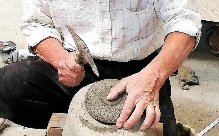 来待石製丸雪見灯ろう(3寸) 島根県松江市/来待石灯ろう協同組合 [ALAN004] 雑貨 日用品