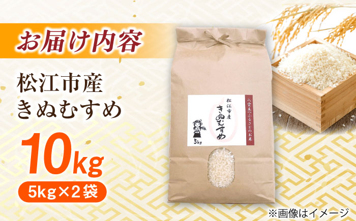 ＼新生活応援企画！／【数量限定100個】【4月末まで！】豊かな自然が育んだお米 松江市産きぬむすめ 10kg 島根県松江市/フジキコーポレーション株式会社 [ALDS021] 米