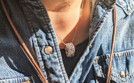 ハワイアンジュエリー　シルバー マリンリング兼ペンダント 島根県松江市/アーティストリー&アイ合同会社 [ALFK002] アクセサリー