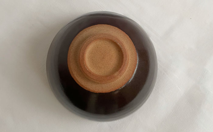 【数量限定8皿】鉄釉 茶碗 島根県松江市/火の川焼松江陶苑 [ALGH001] 陶磁器