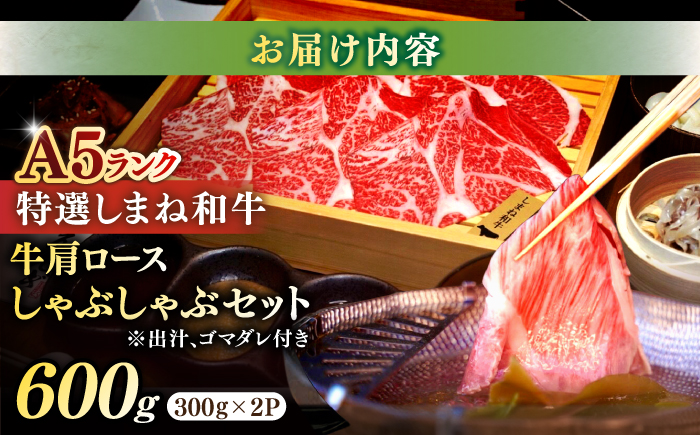 肉質日本一！特選しまね和牛しゃぶしゃぶセット(300g×2パック) 人気 おすすめ 島根県松江市/株式会社かがり陽 [ALGP020]