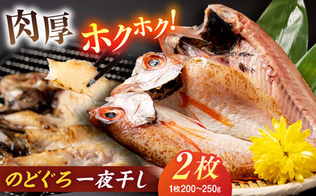 ホクホク！肉厚！恵曇開きノドグロ一夜干しセット（200ｇ～250ｇ）×2尾 島根県松江市/有限会社丸三商店 [ALCP001] 干物