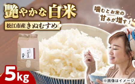 【数量限定200個】豊かな自然が育んだお米 松江市産きぬむすめ 5kg 島根県松江市/フジキコーポレーション株式会社 [ALDS020] 米