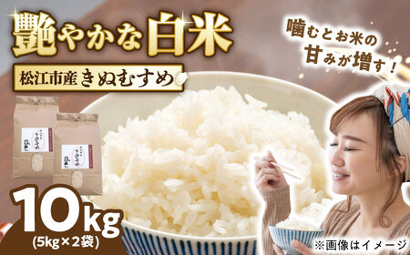 【数量限定50個】豊かな自然が育んだお米 松江市産きぬむすめ 10kg 島根県松江市/フジキコーポレーション株式会社 [ALDS021] 米