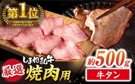 焼肉の常識を覆す！店主渾身の隠れ絶品 しまね和牛タンミックス(500g)　焼肉 牛タン 部位おまかせ ミックス 島根県松江市/株式会社O.R.C [ALEF009] 牛肉