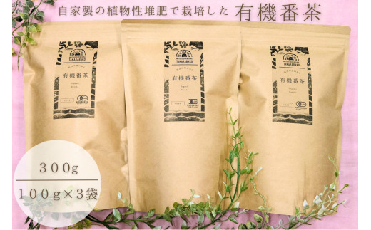 宝箱の有機番茶(3袋) 島根県松江市/有限会社宝箱 [ALBI007] お茶