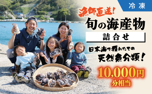 漁師直送!旬の海産物詰め合わせ(10,000円相当)冷凍 島根県松江市/株式会社永幸丸 [ALFM003] 旬の鮮魚