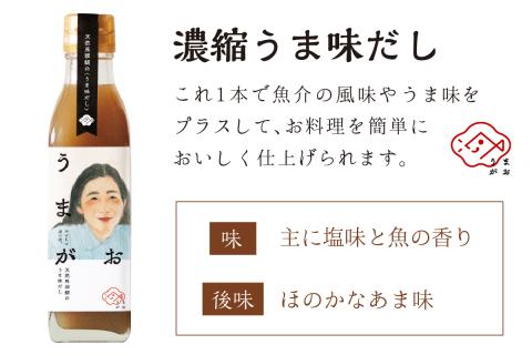 うまがお らーめん3種＆うま味だし1本セット ラーメン 拉麺 3種 セット 詰め合わせ 豚骨 醤油 味噌 半生麺 【145_2058】