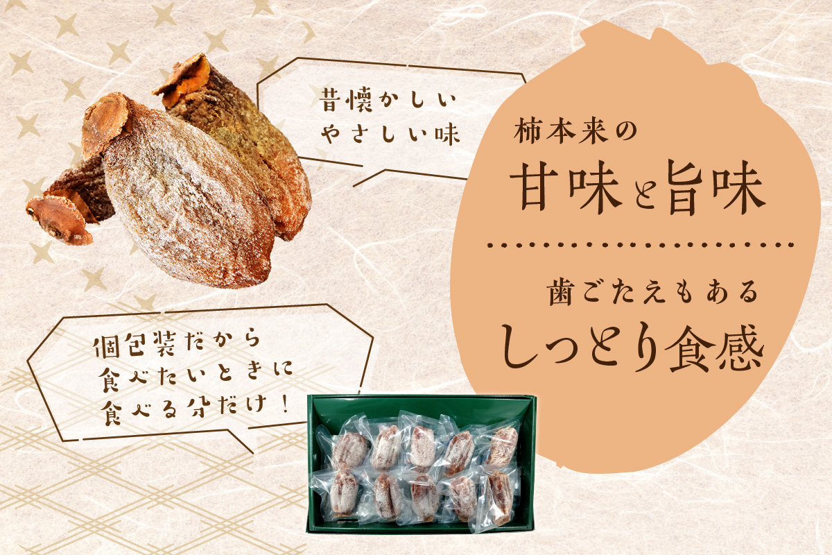 干し柿（西条柿）１０個セット 【032_2111】
