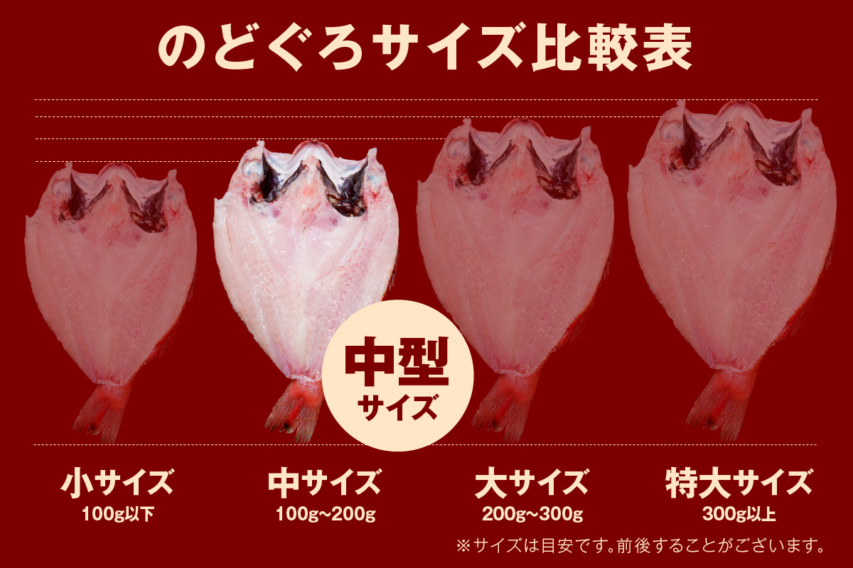 【テレビで紹介されました】のどぐろ一夜干し個包装2～3枚「中型サイズ120～200gサイズ」魚 魚介類 のどぐろ 一夜干し 干もの のどぐろ 個包装【005_0127】