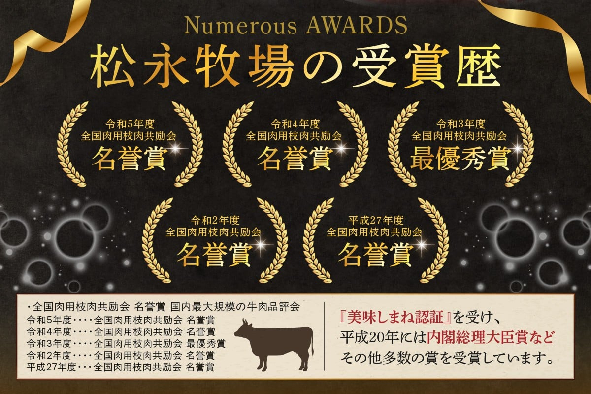 《松永牧場 浜田市進出記念》松永牧場和牛もも焼肉（和牛） 肉 牛肉 和牛 焼肉 もも肉 【120_1899】