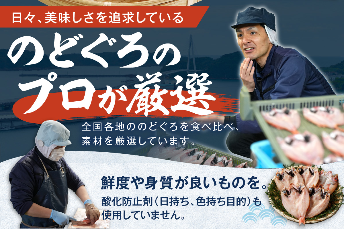 のどぐろ一夜干し700g（計7～10枚）「フライパンでも焼ける新定番」 産地直送 干物 魚 一夜干し 人気 天然 ノドグロ 個包装 冷凍 アカムツ 【005_0137】