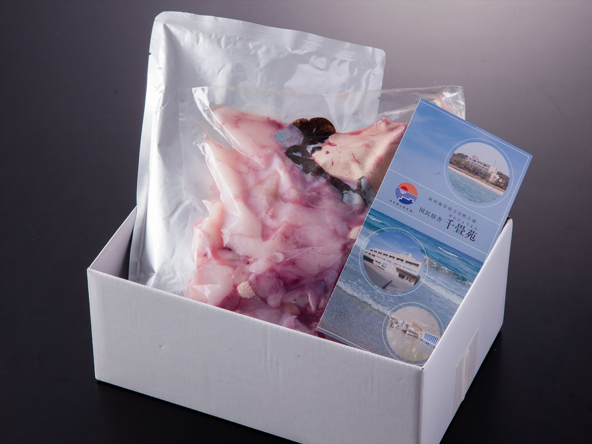 【先行受付】【期間限定】天然あんこう鍋セット3～4人前 山陰浜田 国民宿舎千畳苑【10～3月のお届け】 魚 海鮮 あんこう 魚介類 魚貝類 期間限定 鍋 鍋セット お取り寄せ スープ付き 【141_1901】