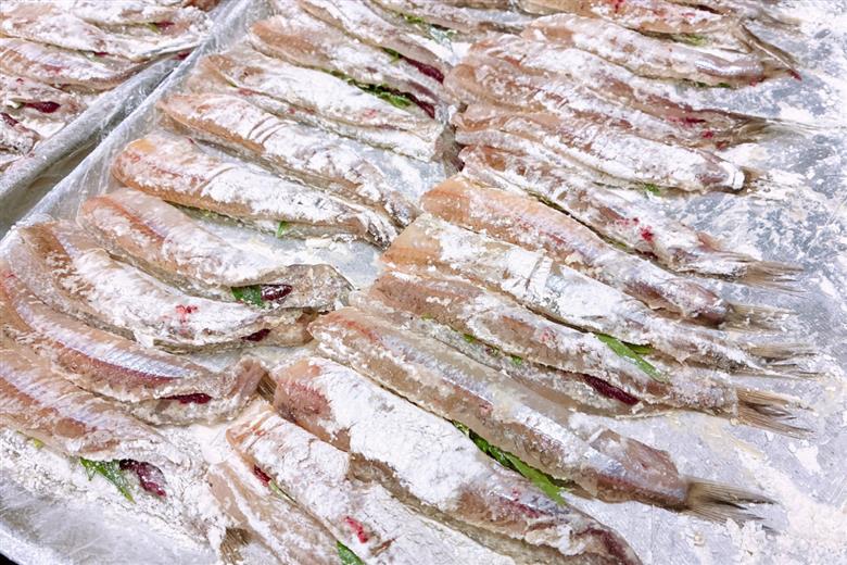 ニギス梅紫蘇揚げ 【087_1740】