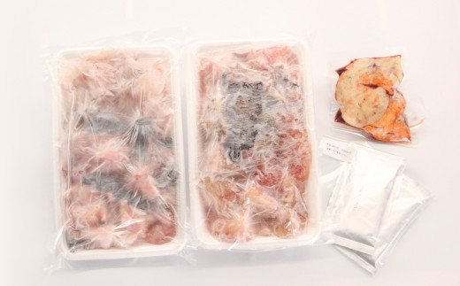 あん肝たっぷり100g入り 天然アンコウ鍋1.0kg（4人前）セット＜10月から順次発送＞ 魚 海鮮鍋 海鮮 鍋 鍋セット あんこう 肝 スープ付き 1キロ ご当地グルメ 【005_0134】