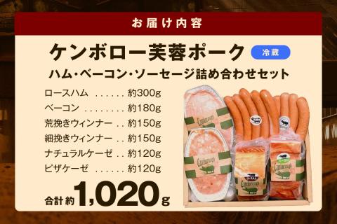 【DLGコンテスト2024金賞受賞】 浜田で生産・加工したケンボロー芙蓉ポーク ハム・ベーコン・ソーセージ詰め合わせセット ふるさと納税 ハム ソーセージ ベーコン 詰め合わせ 詰合せ セット 【002_1954】