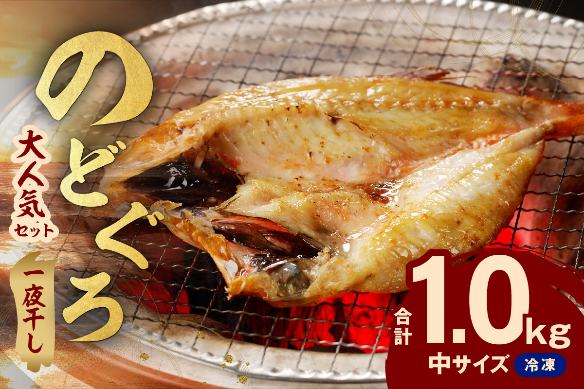 シーライフ のどぐろ一夜干し7～8枚で計1.0kg 「大人気セット」産地直送 アカムツ 干物 一夜干し 手頃 小分け 個包装 ギフト 贈り物【005_2065】