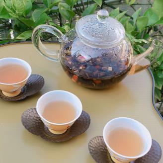 日本茶＆ハーブ平野屋オリジナルブレンドとポストカードセット お茶 日本茶 オリジナルブレンド ブレンド茶 ハーブ ポストカード セット 詰め合わせ ギフト 贈り物 【069_1916】