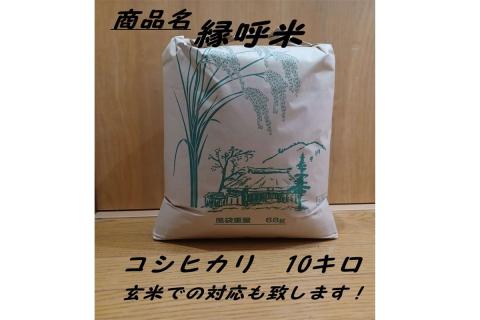 【令和7年度産】浜田市旭町産コシヒカリ～良縁・縁呼米～10キロ＜2025年10月15日より発送予定＞ こしひかり お米 白米 玄米 選べる 常温 【166_1761】