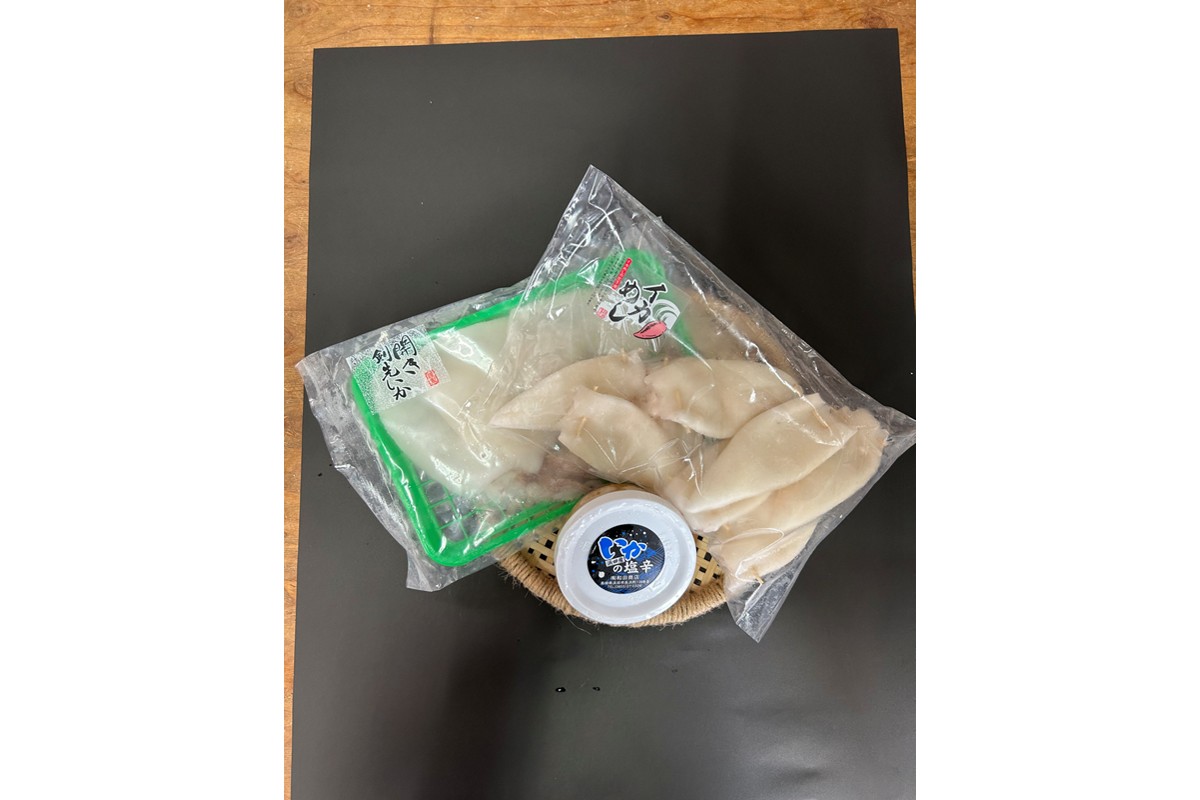 【イカ好き必見！】浜田名物イカ三昧セット（干物・塩辛・いかめし） 【025_0439】