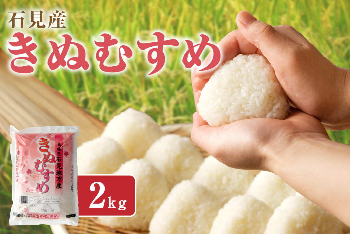 石見地方産きぬむすめ　2ｋｇ 【058_1842】