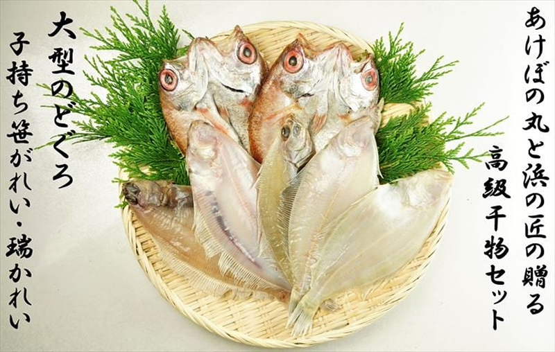 山陰浜田港あけぼの丸と浜の匠ののどぐろ・かれい一夜干しセット のどぐろ アカムツ かれい 魚介類 魚貝類 魚 干物 干もの 一夜干し 干物セット カレイ セット 詰め合わせ 【146_2042】