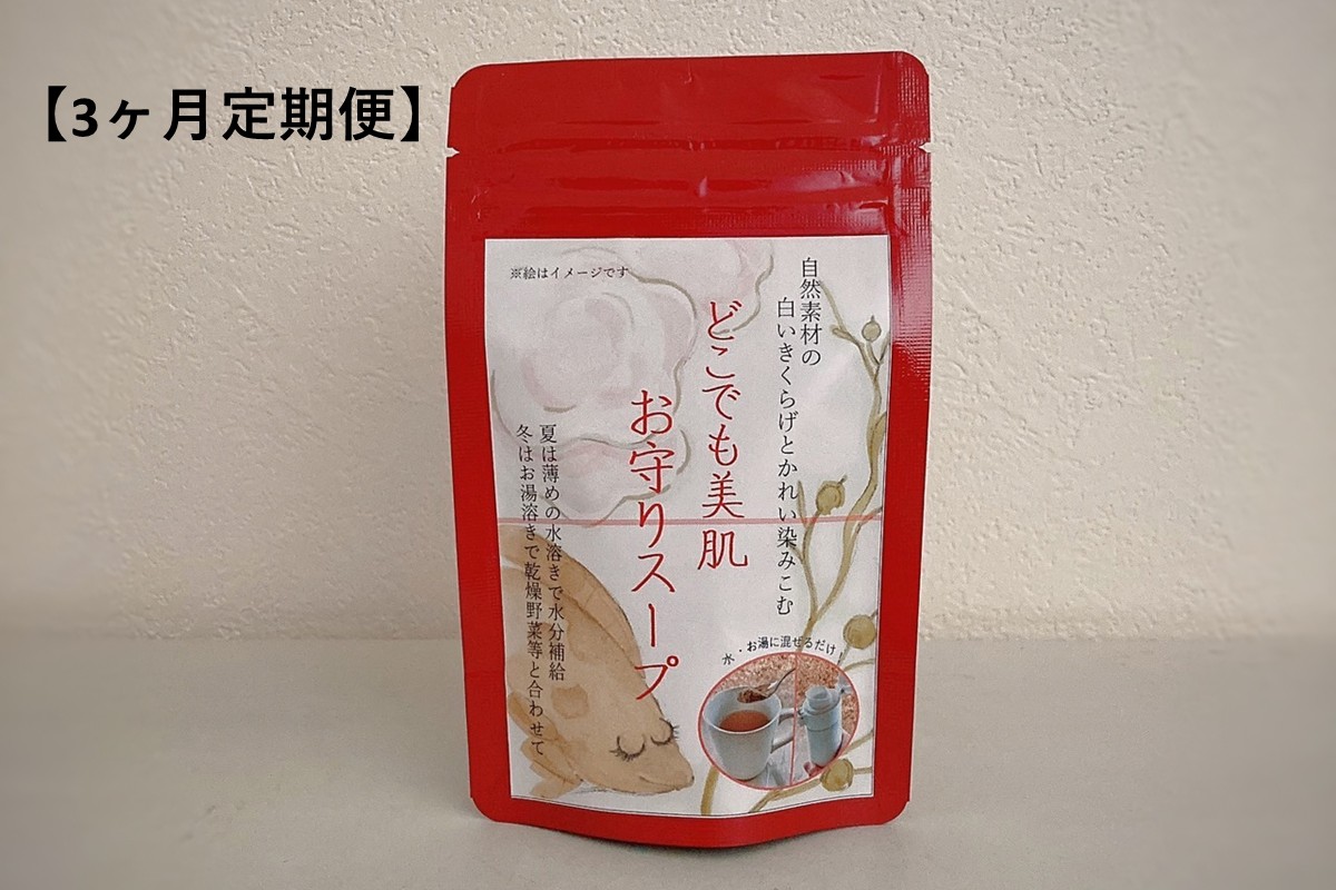 どこでも美肌 お守りスープ28g×1個（3ケ月連続お届けコース） 【173_1984】