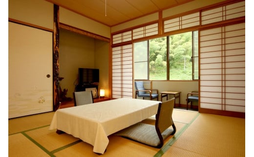 温泉総選挙「うる肌部門」全国第1位記念 かめや旅館 一泊二日ペア宿泊プラン 宿泊券 宿泊チケット ペアチケット トラベル 旅行 温泉 食事 島根県【188_1957】