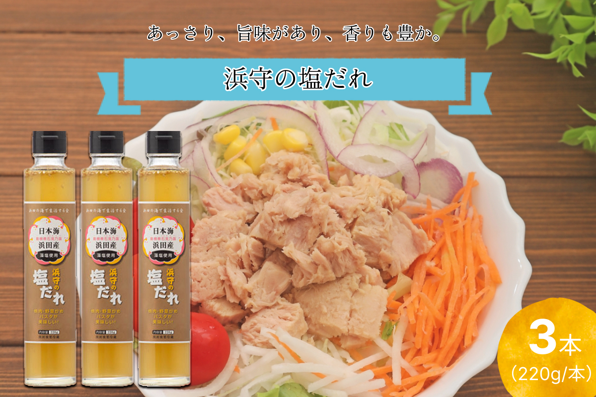 浜守の塩だれ　3本セット 【210_0001】