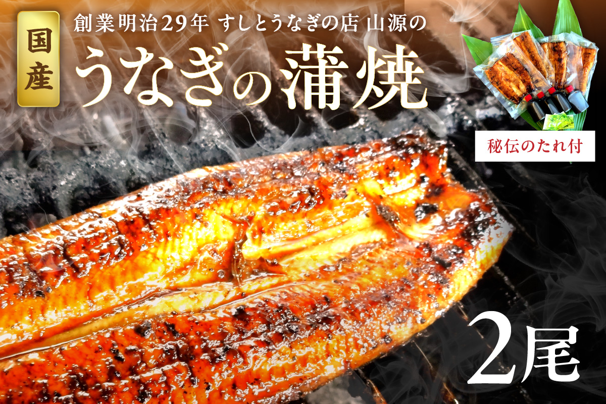 120余年守り抜いた秘伝のたれで焼いた 鰻の蒲焼 2尾（4人前）セット 国産 うなぎ 2尾 魚介類 魚貝類 父の日 土用の丑の日 お祝い お中元 夏バテ防止 疲労回復 おかず つまみ【104_0327】