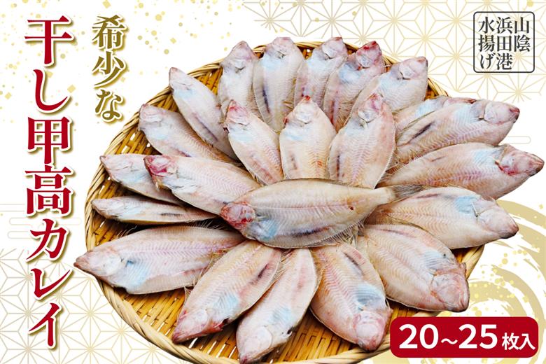 [先行予約]山陰浜田港水揚げ 希少な干し甲高カレイ(卵入り)魚介 干物 一夜干し おつまみ おかず カレイ [019_1956]