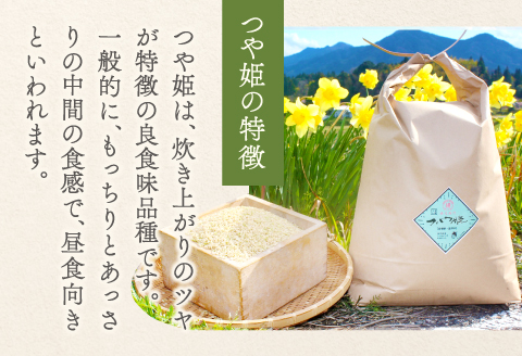 C-1111 【定期便】横尾衛門のつや姫 玄米 5kg×6回コース【新米 定期便 定期 6回 米 お米 玄米 特別栽培米 低農薬 低化学肥料 ブランド米 つや姫 5kg×6回 合計30kg】