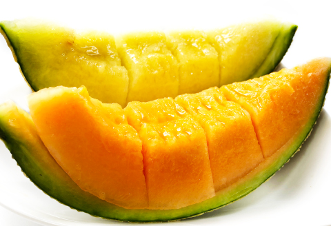 A-702 【先行予約】青肉と赤肉のアールスメロンセット【メロン 食べ比べ 先行予約 期間限定 季節限定 果物 フルーツ メロン めろん マスクメロン アールスメロン 各1玉 メロン 赤肉 青肉】