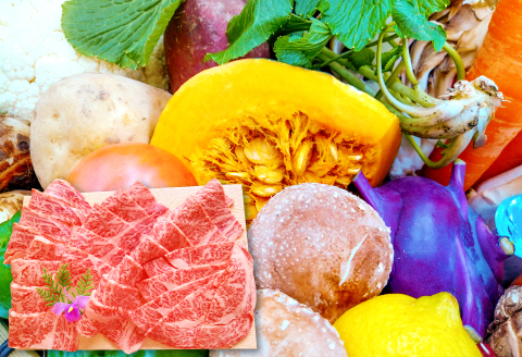 D-954 バーベキューセット (松永和牛焼肉用800ｇ・野菜5品）【松永和牛 800g 焼肉用 野菜 5品 焼肉 リブロース 農家厳選 やさい おまかせ お楽しみ 贅沢 詰め合わせ セット バーベキュー アウトドア キャンプ ギフト 贈り物】