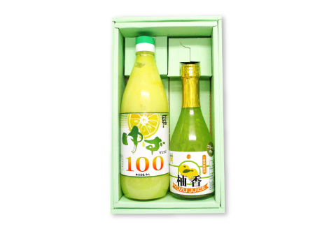 A-869 ゆず果汁100％＆ゆずハチミツの濃縮飲料【ゆず酢 ゆずジュース ゆず100 600ml 柚香 300ml 各1本 調味料 果実酢 ゆず果汁100% 酢の物 お浸し 飲料類 濃縮清涼飲料水 5倍希釈飲料 ハチミツ コラーゲン 冷水割り 炭酸割り お湯割り 焼酎割り シロップ 甘さ控えめ スッキリ 詰め合わせ セット ギフト】