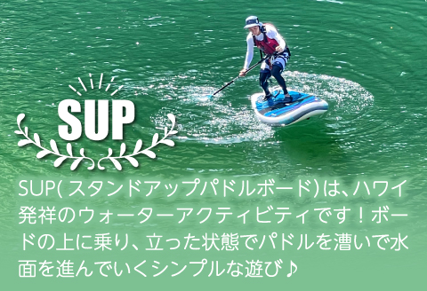 B-809 清流 高津川SUP体験（1人 2時間コース)